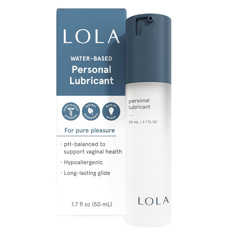 LOLA Personal Water-Based Lube for Sexual Wellness - Natural Ingredients with No Irritating Additives or Fragrance for Sensitive Skin - Lubricant for Him, Her, and Couples - NewNest Australia