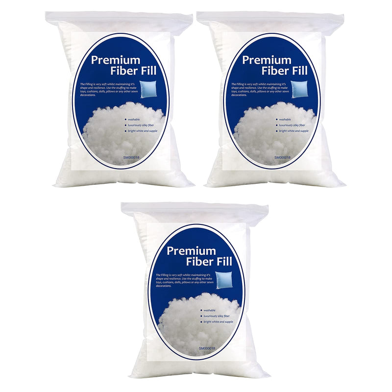 300g/10.5oz Polyester Fiber Fill, Premium Fiber Fill Stuffing, Fluff Stuffing High Resilience Fill Fiber for Stuffed Animal Crafts, Pillow Stuffing, Cushion Stuffing - NewNest Australia
