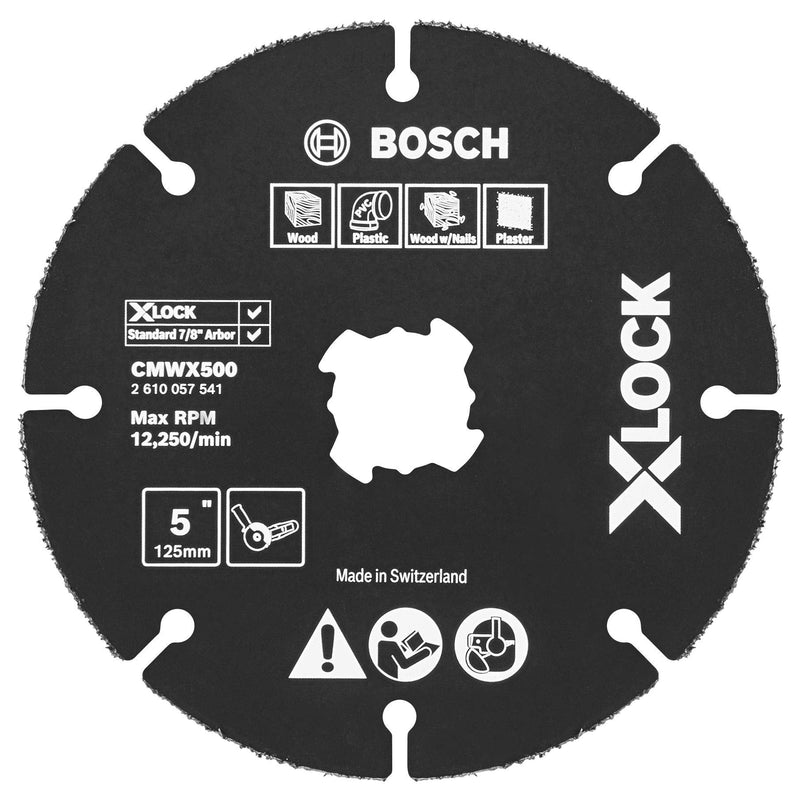 BOSCH CMWX500 5 In. X-LOCK Carbide Multi-Wheel - NewNest Australia