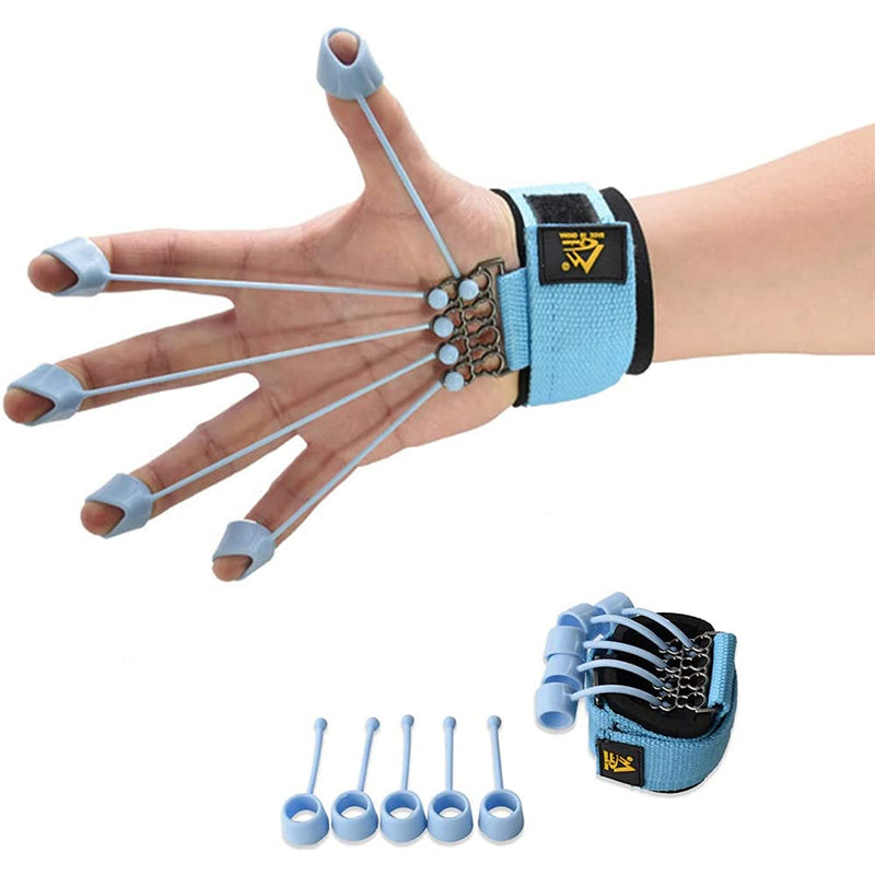 Finger Exerciser Hand Strengthener Hand Exercise Equipment Finger Resistance Band Climbing Finger Strengthener Guitar Finger Stretcher Wmoisnuos Finger Extensor Strengthener 40LB - NewNest Australia