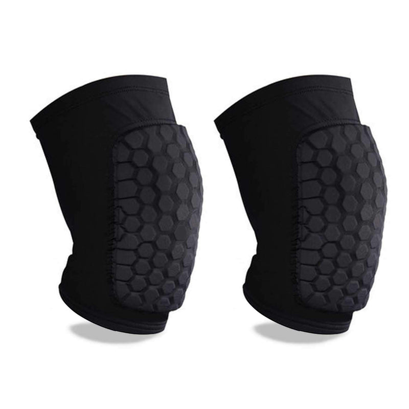 Knee Compression Sleeve,Support Brace Sleeve for Knee Protector with Honeycomb Padding, Breathable and Non-Slip Knee Pads for Basketball, Gym, Running Workout Sports, A Pair for Men and Women X-Large - NewNest Australia