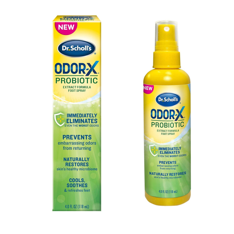 Dr. Scholl's Probiotic Foot Spray 4oz Immediately Eliminates and Prevents Odors from Returning Shoe Deoderizer, 4 Ounce Probiotic Odor Spray (4 oz) - NewNest Australia