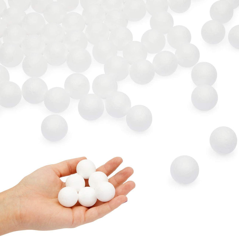 LOMIMOS 300pcs 1 Inch White Foam Balls, Mini White Styrofoam Balls for Arts & Crafts DIY School Projects Making Supplies 1 IN 300PCS - NewNest Australia