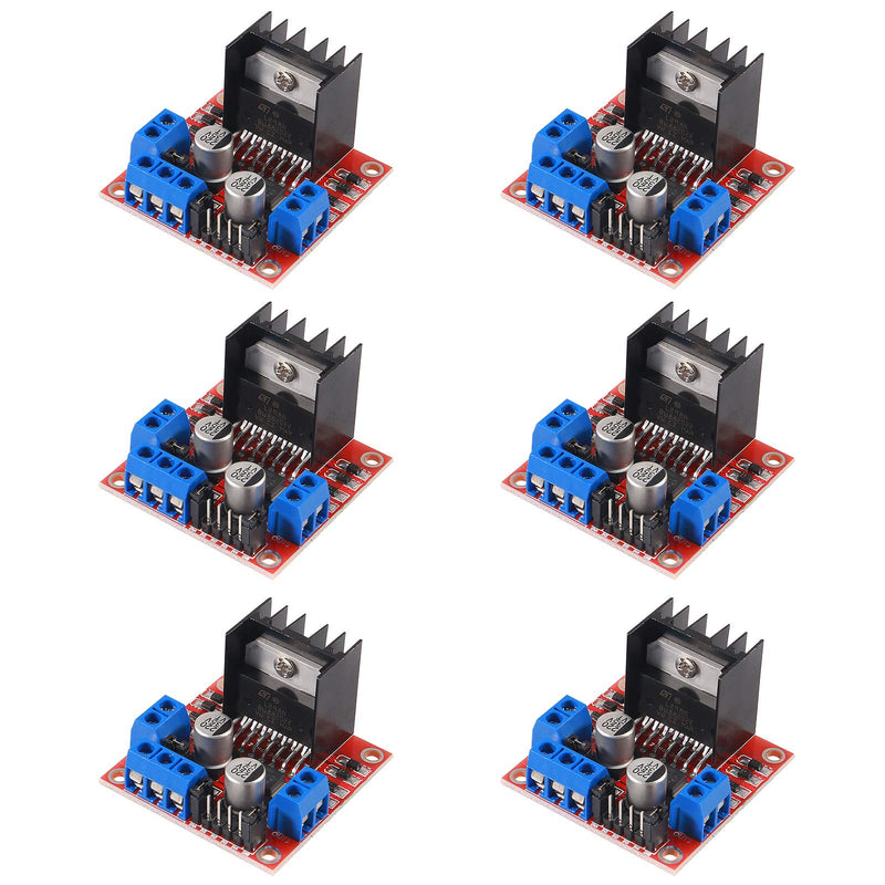 6PCS L298N Motor Driver Board Module DC Stepper Motor Controller Dual H-Bridge for Smart Car Robot Power - NewNest Australia