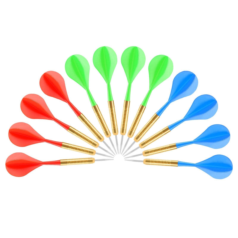 Accmor 18 Pcs Steel Tip Darts, Bar Dart, Darts Metal Tip Set, Metal Darts for Dartboard 12 - NewNest Australia