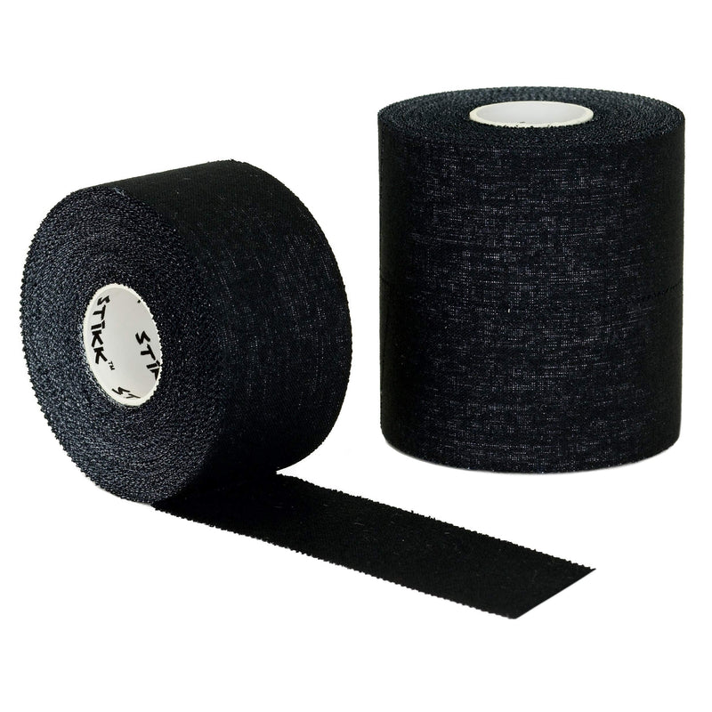 STIKK Black Athletic Tape 3 Pack 1.5" x 15 Yard Rolls (45 feet) - NewNest Australia
