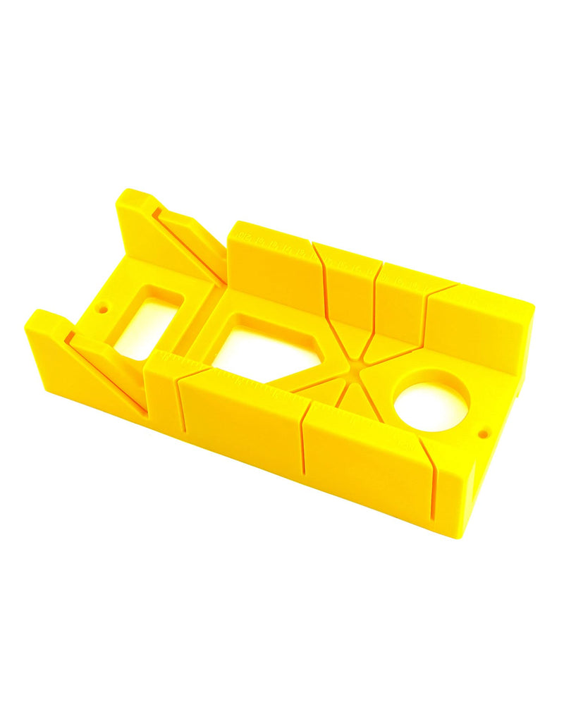 QWORK Plastic Mitre Box, 12" Lightweight Mountable Wood Angle Cutting Saw Box 12” Mitre Box - NewNest Australia