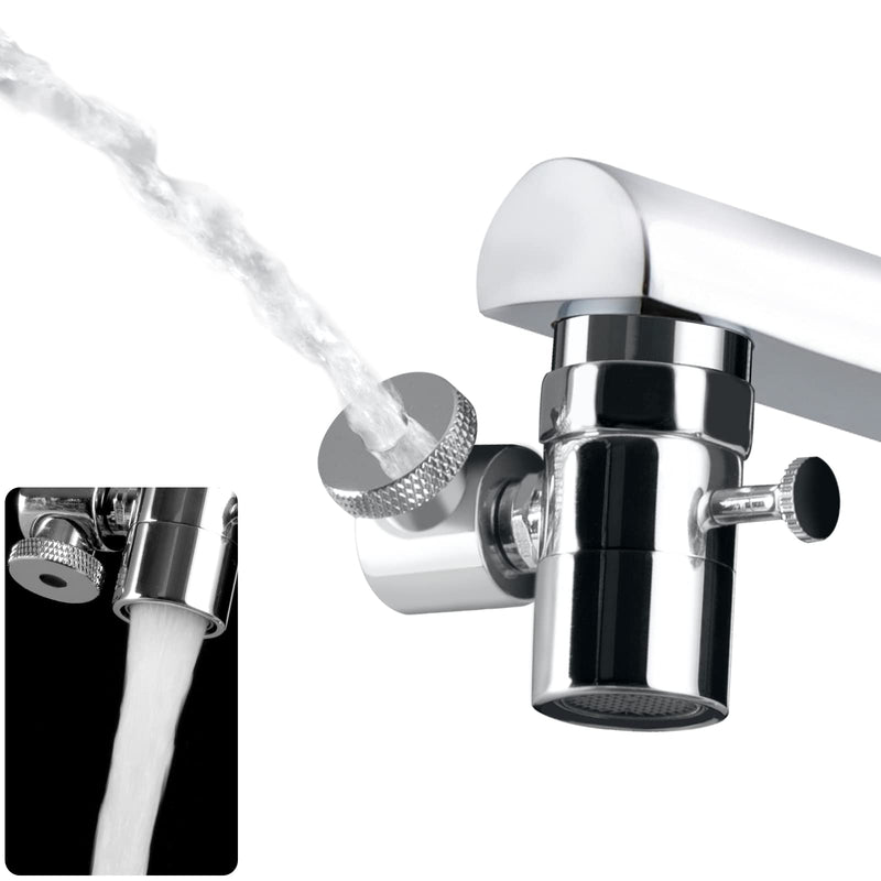 Sink faucet Sprayer head Replacement, Auto-Reset Faucet Aerator, faucet attachment for Kitchen or Bathroom, Dual function faucet extender include 360°Rotatable Columnar flow and bubble stream columnar and stream bubble - NewNest Australia