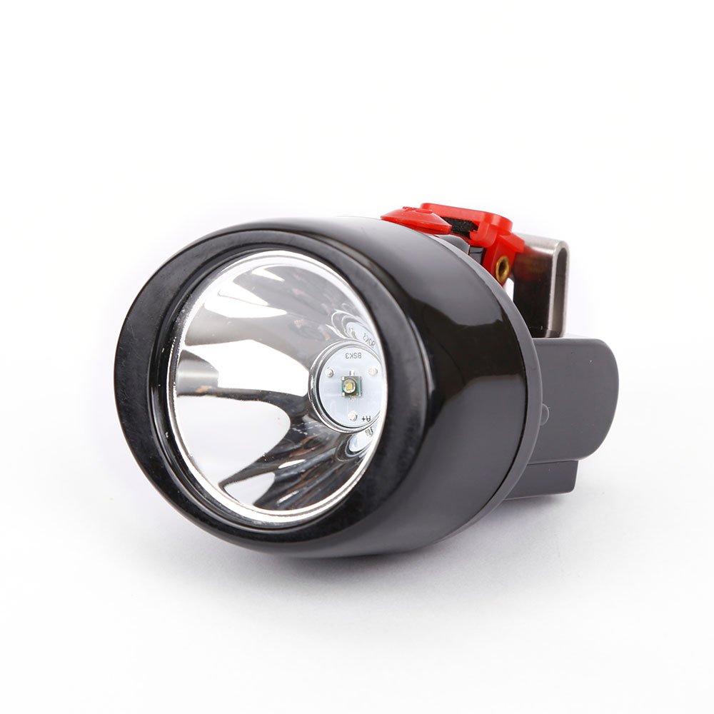 Waterproof Explosion Proof Safety Mining Headlight Rechargeable Wireless LED Miners Head Light Flashlight Underground head Lamp Coal Mining Lights for Hard Hat(Red) Red - NewNest Australia