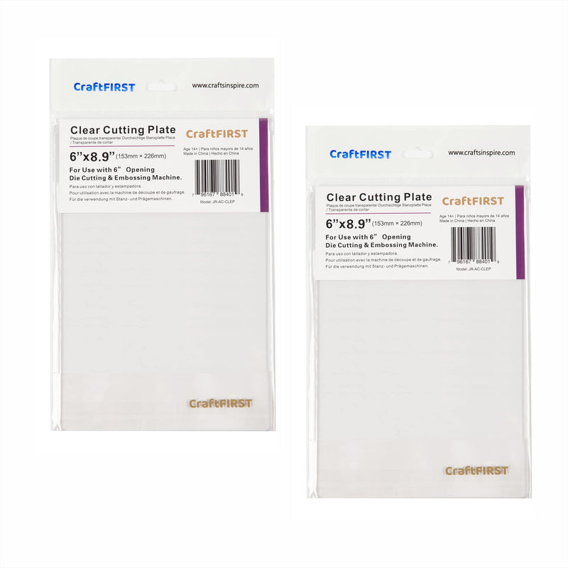 CraftFIRST Clear Cutting Plate, 1 Pair, for Gemini Junior Die Cutting and Embossing Machine CraftFIRST Junior Die Cutting Machine - NewNest Australia