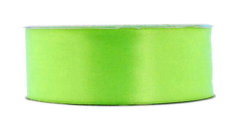 Satin Ribbon for Gift Wrapping, Weddings, Hair, Dresses, Blanket Edging, Crafts, Bows, Ornaments; by Mandala Crafts 1 1/2 Inch 50 Yards Apple Green - NewNest Australia