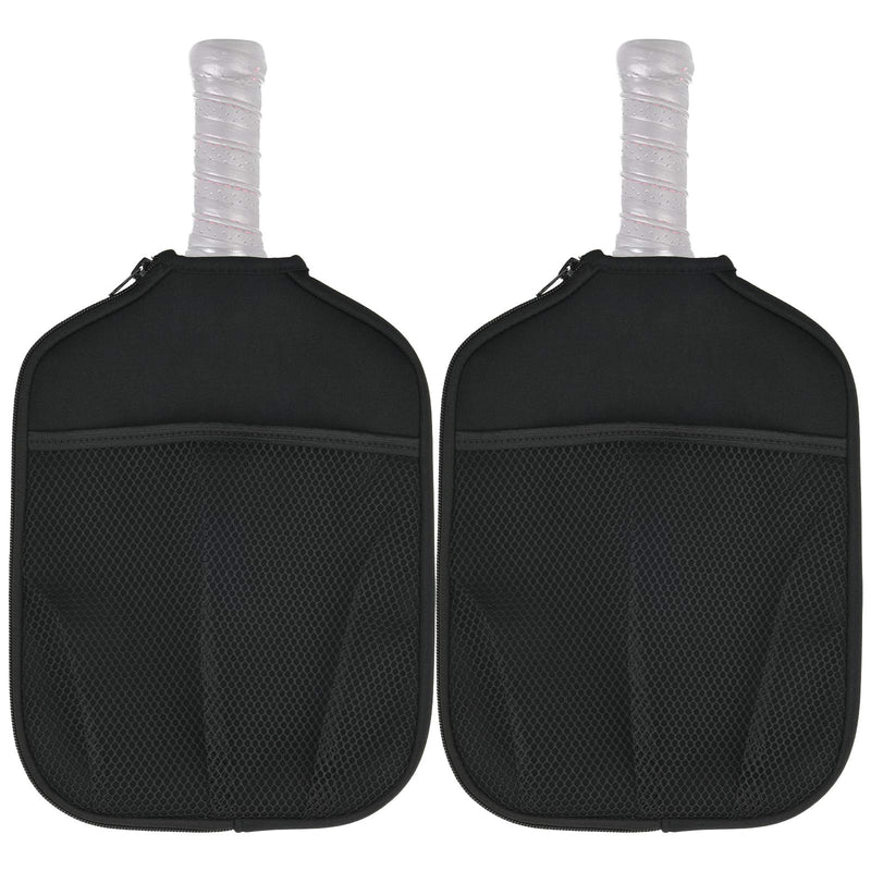 Cosmos Pack of 2 Neoprene Pickleball Paddle Cover Pickleball Racket Sleeve Black Color - NewNest Australia