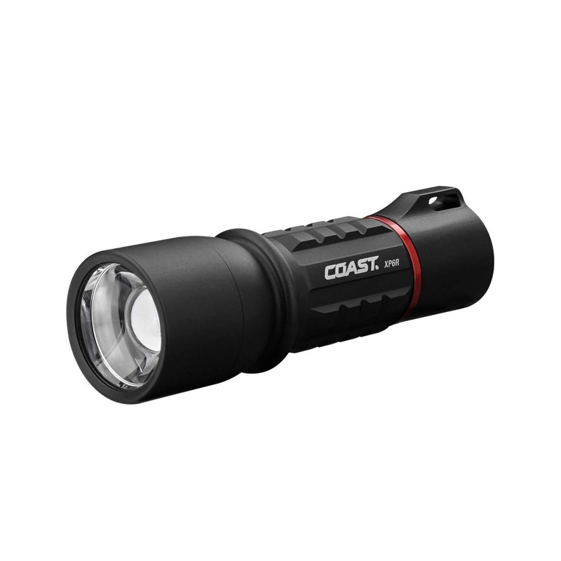 Coast XP6R 400 Lumen USB RECHARGEABLE-DUAL POWER LED Flashlight with PURE BEAM SLIDE FOCUS and Top Grade Aluminum Build - NewNest Australia