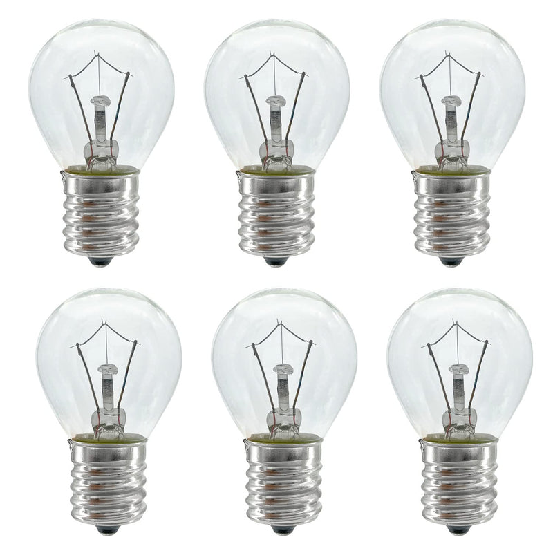 Lava Lamp Bulb, 6 Pack 25 Watt Lava Lamp Light Bulb, S11 E17 Base 120 Volt Lava Lamp Replacement Bulb for 14.5 Inch Glitter and Lava Lamps - Dimmable - Warm White - NewNest Australia