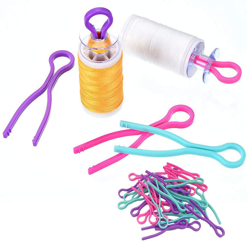 Keep Your Bobbin Threads Matched Up with Your Thread SpoolsBobbin Buddies Set of 30-Pack Sewing Machine Quilting Supplies Sewing Products Thread Holder Plastic Bobbin Clips Thread Holders - NewNest Australia