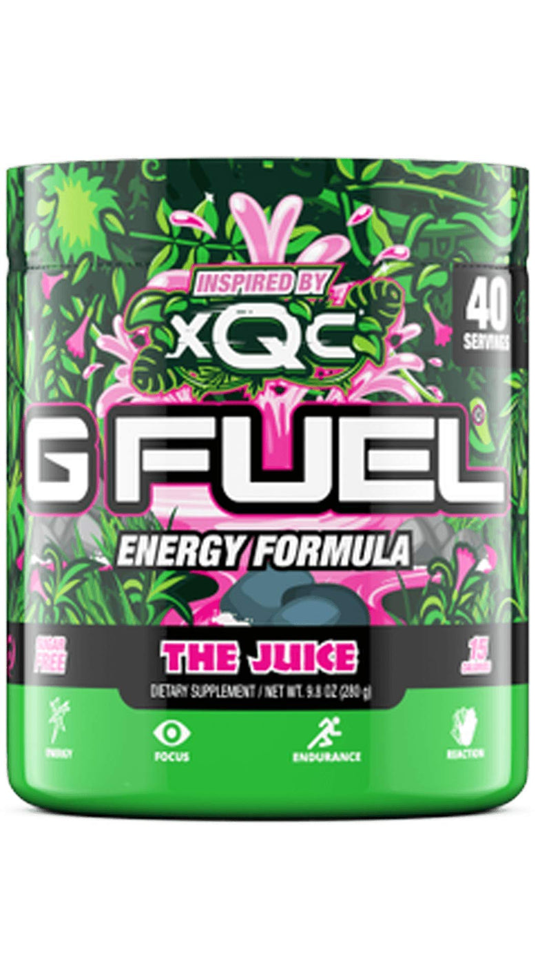 G Fuel The Juice Flavor (40 Servings) Elite Energy and Endurance Powder 9.8 oz Inspired by xQc - NewNest Australia