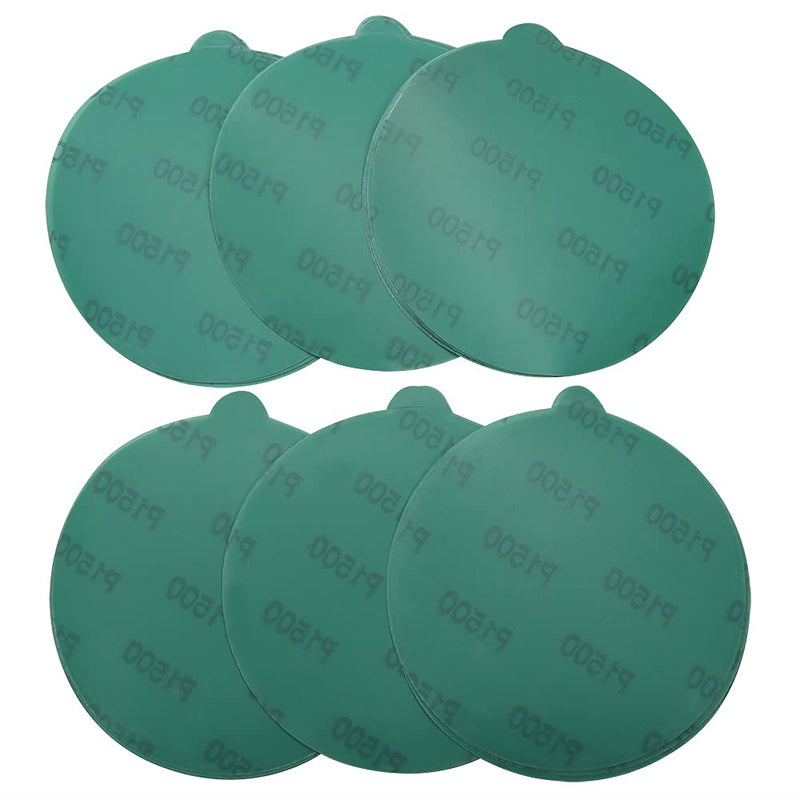 MAXMAN 6 inch PSA Sanding Discs Self Adhesive,35PCS 1500 grit Sandpaper Wet Dry Green Film Backed Random Orbital Sander Paper for Wood,Metal Sanding and Automotive Polishing 1500Grit - NewNest Australia