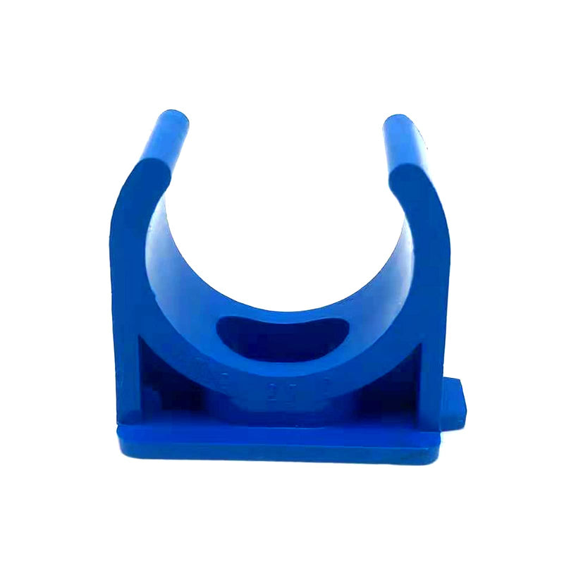 50PCS Pipe Support Hangers 25mm U-Hook PEX Holder PVC Pipe Clamps Clips(Blue) - NewNest Australia