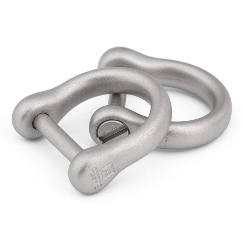 TISUR D-Rings with Screw Shackle Horseshoe U Shape Key Ring DIY Leather Craft Purse 2 pcs Matte 0.35''(mini) - NewNest Australia