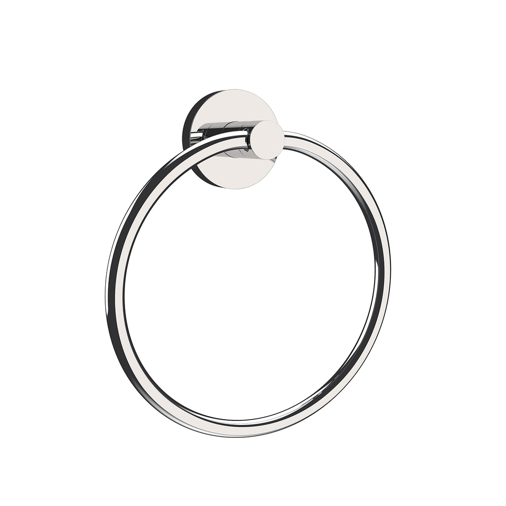 Fixsen Towel Ring Hand Towel Ring Towel Ring Holder Chrome Zinc Alloy and Stainless Steel 1pc Simple Round for Kitchen and Bathroom Wall Mount Towel Racks Heavy Duty Storage - NewNest Australia