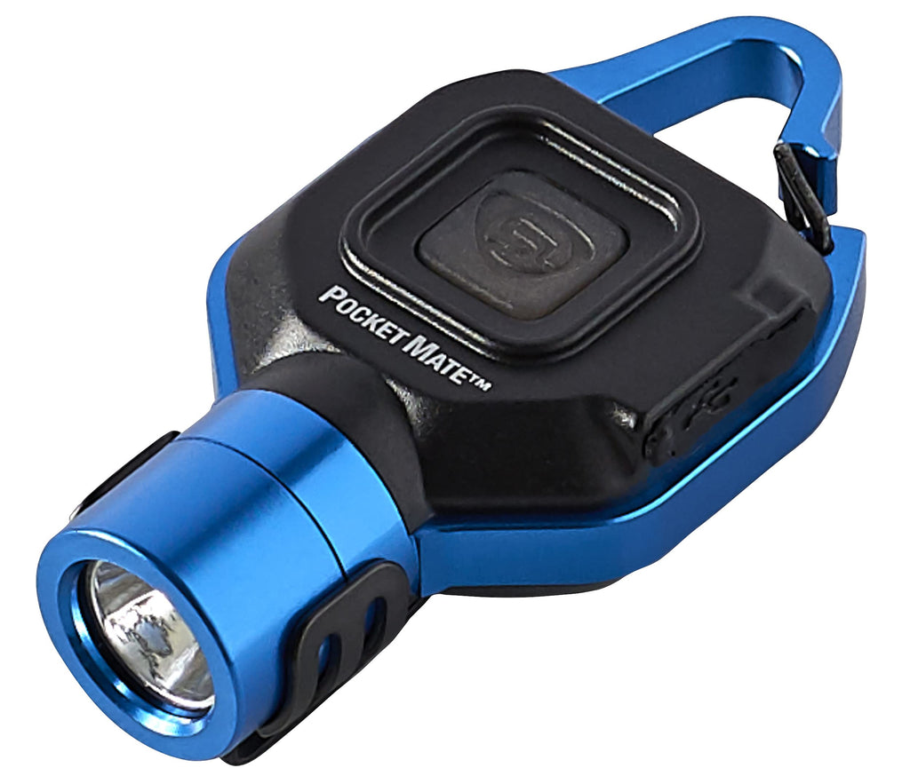 Streamlight 73302 325 Lumen Pocket Mate Keychain/Clip-on USB Rechargeable Flashlight, Blue - NewNest Australia