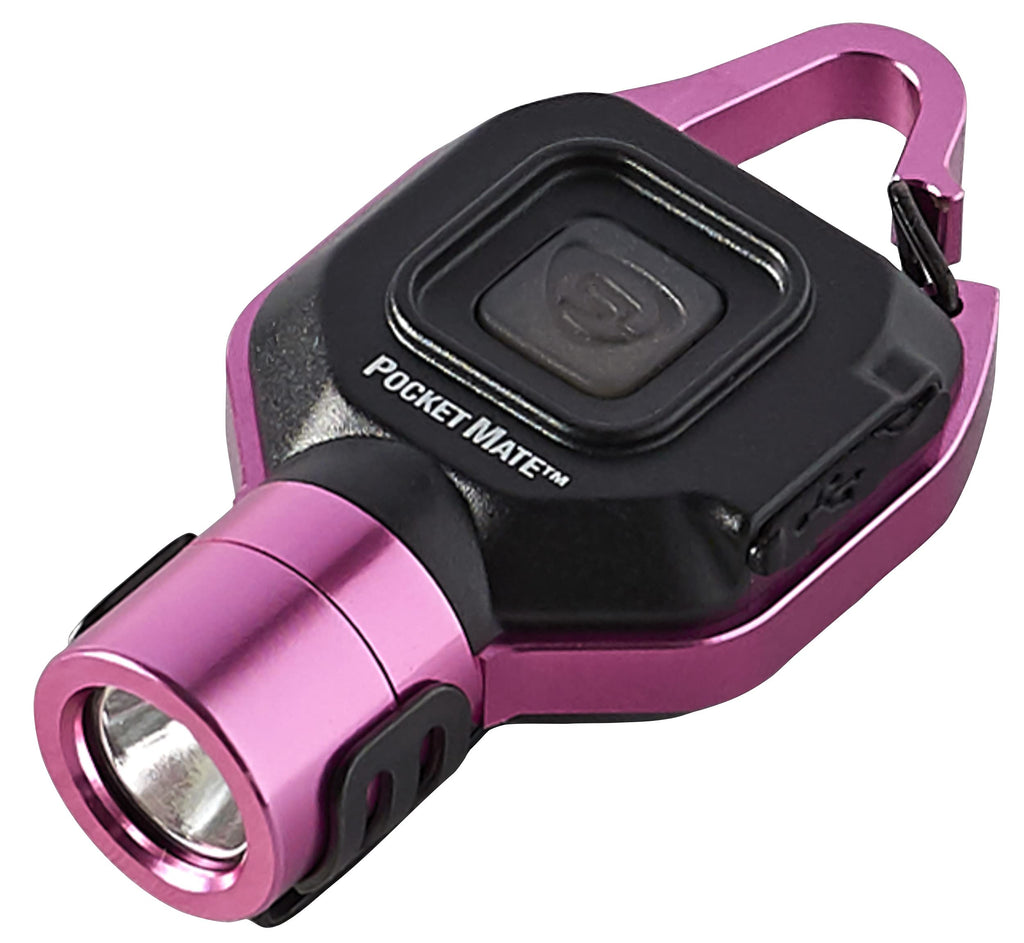 Streamlight 73303 325 Lumen Pocket Mate Keychain/Clip-on USB Rechargeable Flashlight, Pink - NewNest Australia