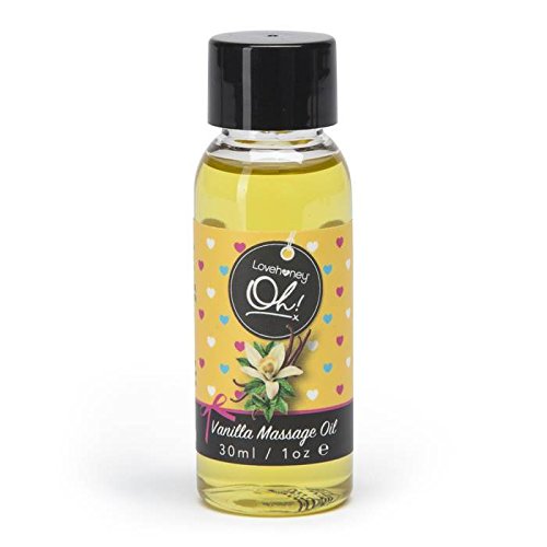 Lovehoney Oh! Kissable Vanilla Massage Oil - Infused with Essential Oils - Fast Acting Body Massage Oil - Vegetarian Friendly Massage Oil for Couples - 1 fl. oz - NewNest Australia