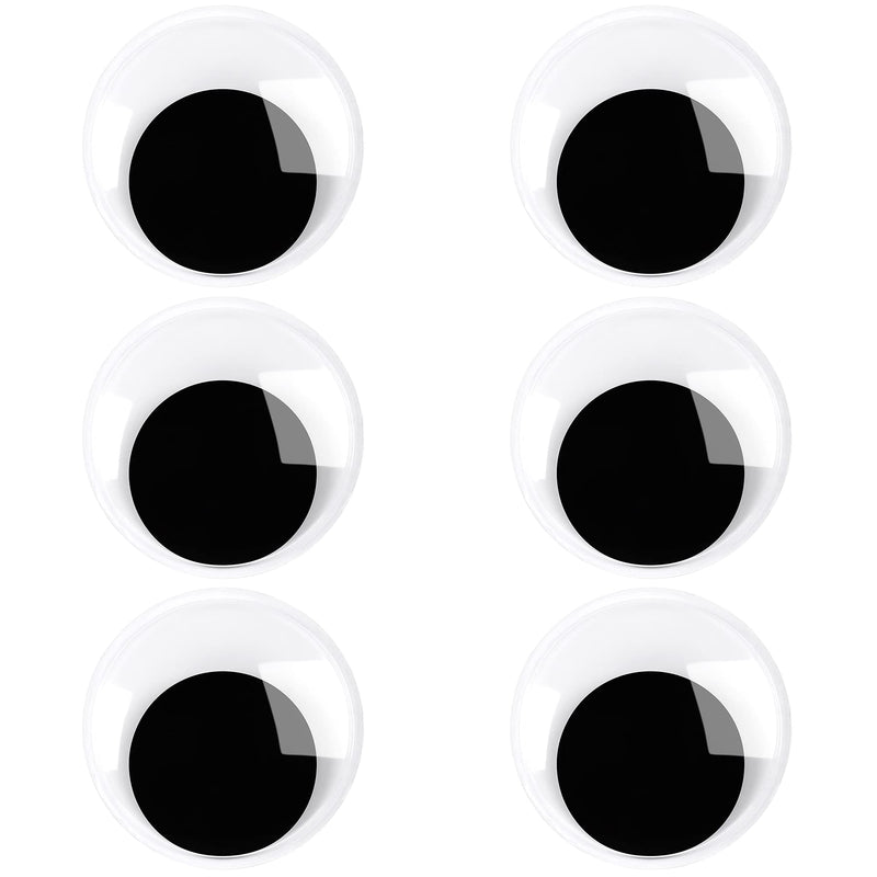 6 Pieces 2 Inches Googly Google Eyes Self Adhesive Googlie Craft Wiggle Eyes - NewNest Australia