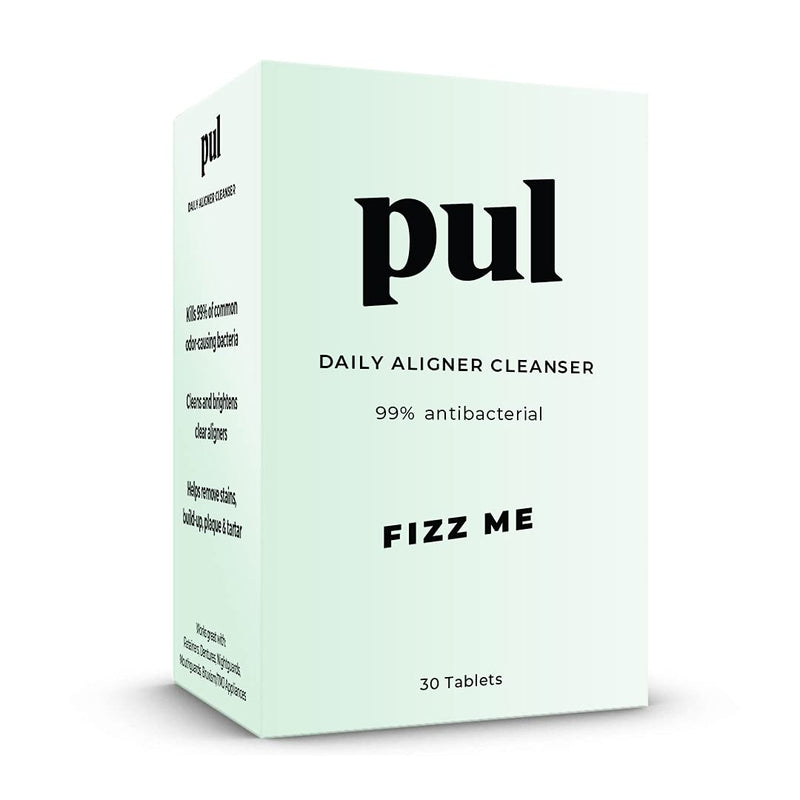 PUL Daily Aligner Cleanser Retainer Cleaner Tablets for Clean and Fresh Tasting Clear Aligners and Retainers 30 Count (Pack of 1) - NewNest Australia