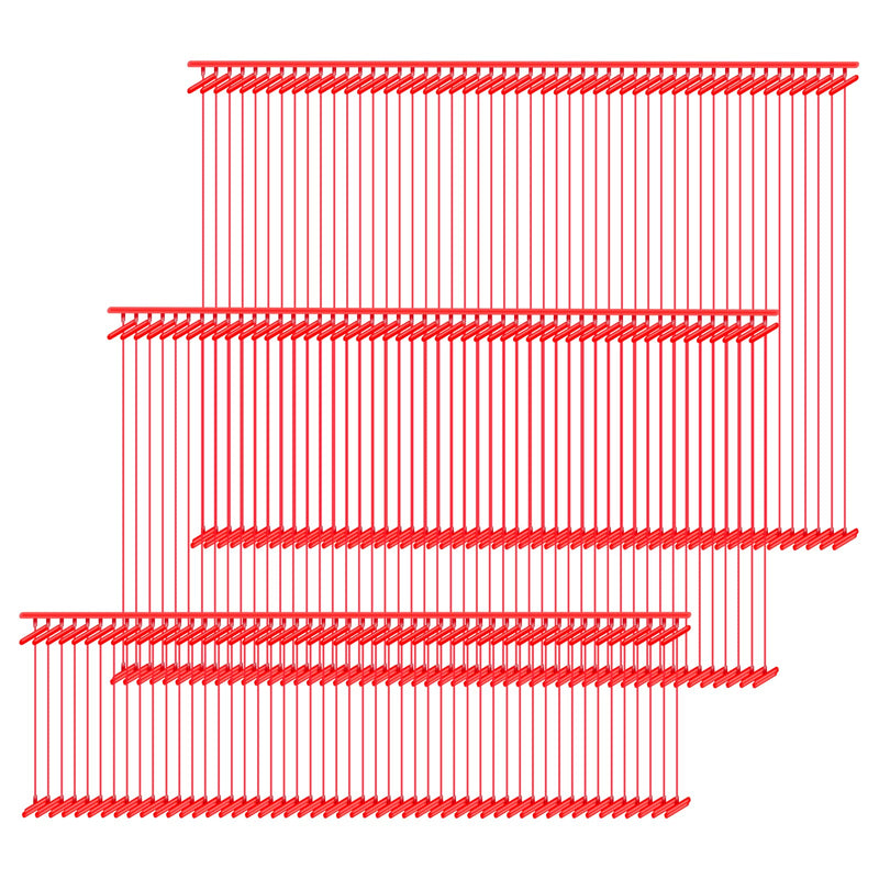 3000 Pieces Standard Tagging Fasteners with 3 Sizes Standard Tag Pins Plastic Regular Garment Clothing Price Tag Label Standard Tagging Barbs (Red) Red - NewNest Australia