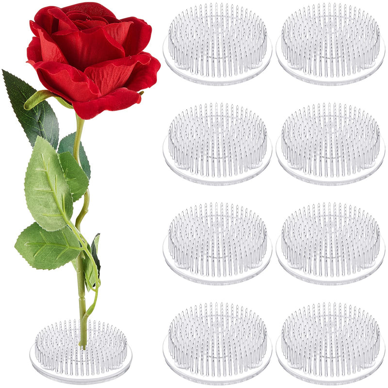 4 Pieces Plastic Flower Holder Pin Holder Clear Flower Arranger Japanese Decorations Flower Fixed Tools Floral Arrangement for Flower Arrangement, Plant Fixation, Plant Decoration 4 - NewNest Australia