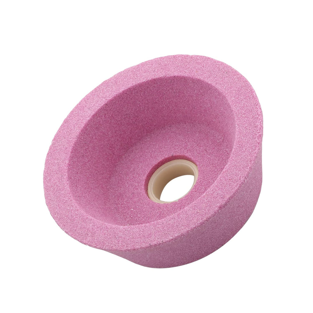 Auniwaig 80 Grits 4-Inch Dia Cup Grinding Wheel Pink Aluminum Oxide PA Abrasive Wheels Precision Grinding 0.79"Mounting Hole Dia 1pcs - NewNest Australia