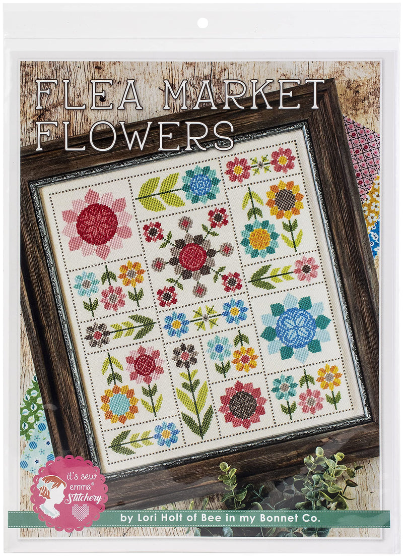 it's sew emma Flea Market Flowers Cross Stitch Pattern - NewNest Australia