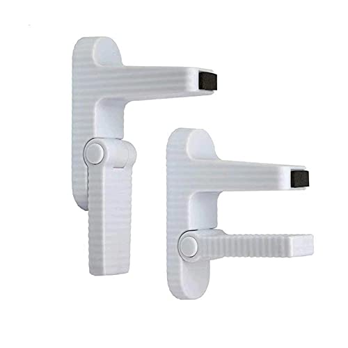 ZogeeZ Childproof Door Lever Lock (2 Pack) Prevents Toddlers from Opening Doors. Easy One Hand Operation Extra Strong Adhesive - Simple Install, No Tools Needed - NewNest Australia