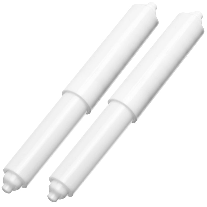 2 Pack - 6-1/4" White Toilet Paper Holder Spring Loaded Roller Replacement (A-2615) - NewNest Australia