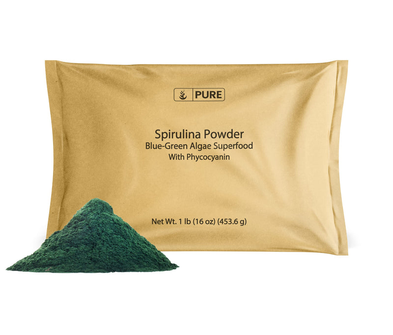 Spirulina Powder (1 lb) Blue-Green Algae Superfood with Phycocyanin 1 Pound - NewNest Australia