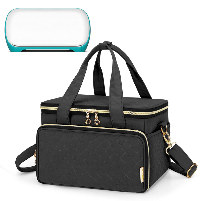 YARWO Carrying Case Compatible with Cricut Joy, Travel Storage Bag for Craft Pen Set and Power Cord, Black - NewNest Australia