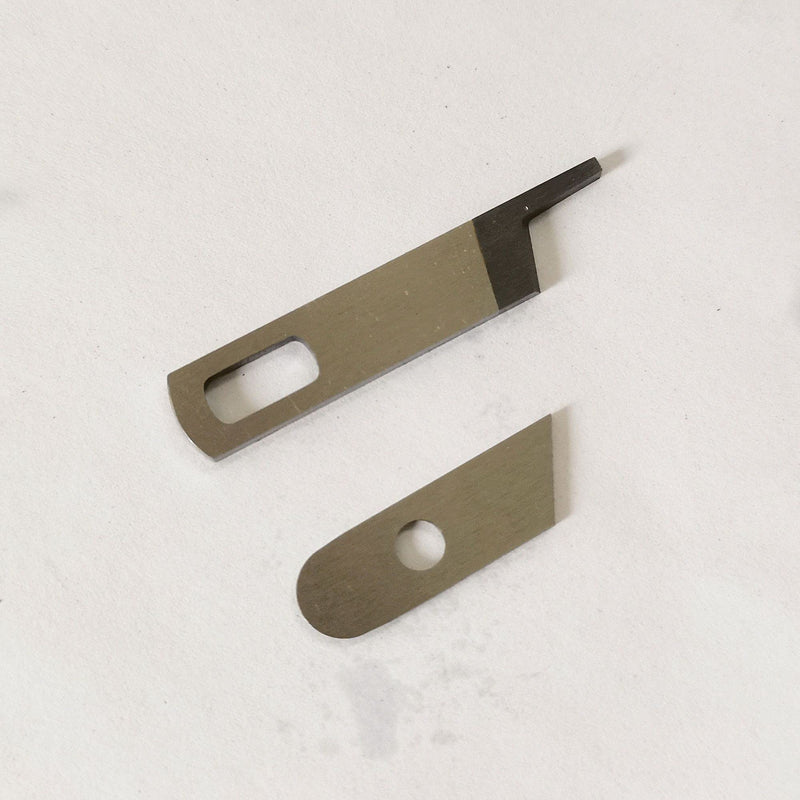 HONEYSEW Upper Knife 412585 Lower Knife 550449 for Singer 14CG754 14SH654 14SH644 14SH744 Pfaff 4762 4772 Babylock Serger Machine - NewNest Australia