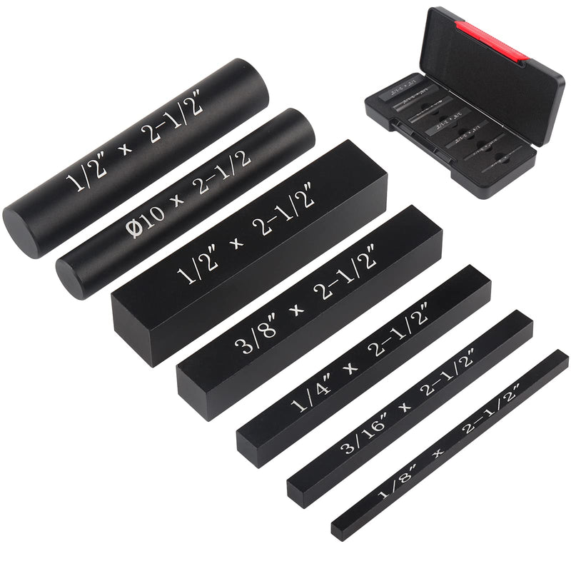 Setup Blocks Height Gauge Set, 7pcs Precision Aluminum Setup Bars for Router and Table Saw Accessories Woodworking Set Up, Bars Include Laser Engraved Size Markings - NewNest Australia