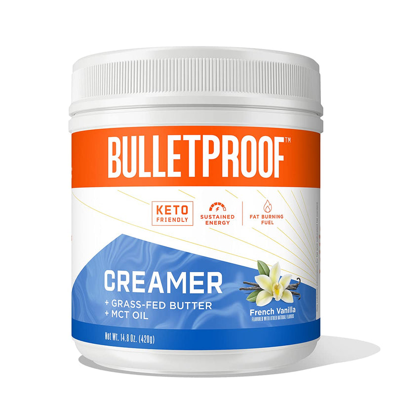 Bulletproof French Vanilla Creamer, 14.8 Ounces, Keto Coffee Creamer with MCT Oil and Grass-Fed Butter - NewNest Australia