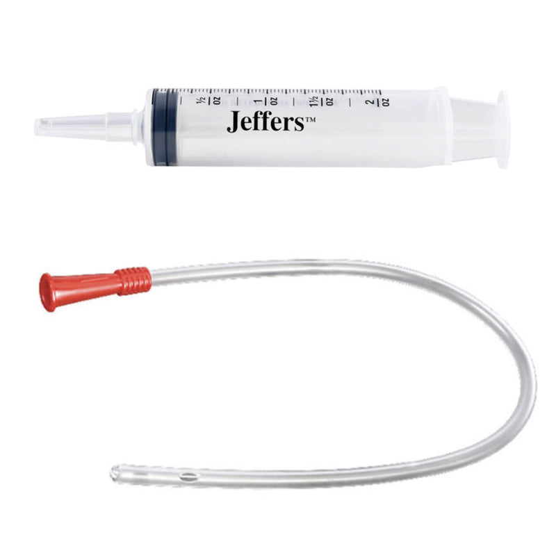 LBH Market Lamb and Goat Feeding Tube Kit 1-Clear Teleflex Tube (FR 18), 1- Syringe (60 ML) - NewNest Australia