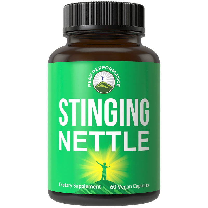 Organic Stinging Nettle. Vegan Capsules Made with Organic Stinging Nettle Leaf Powder for Prostate, Hair Growth, Allergy. Better Than Root Extract. Plant Based Herb Supplement Pills, Tablets - NewNest Australia