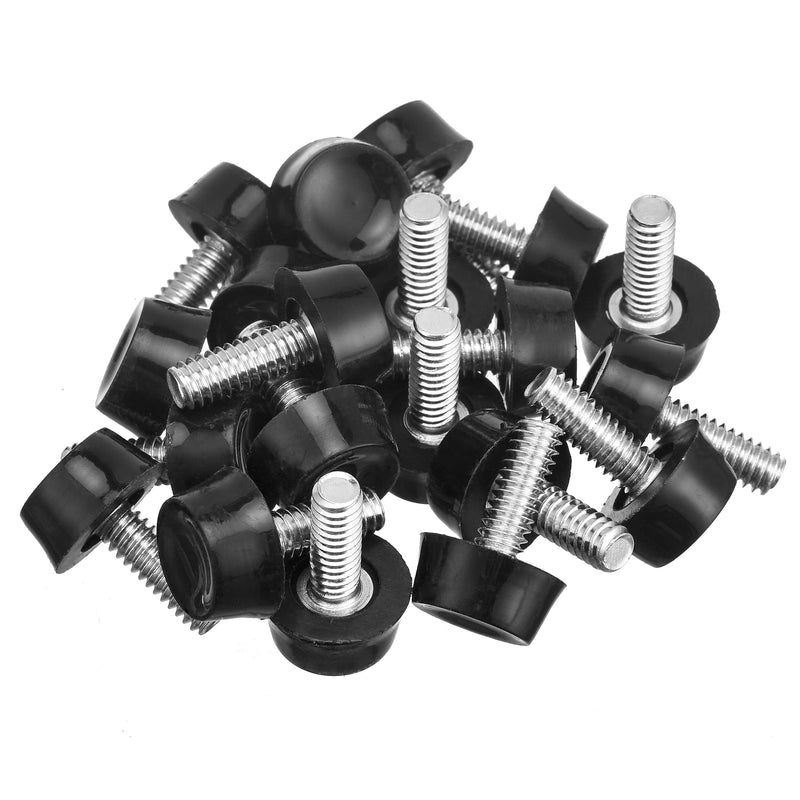 1/4" UNC Thread Adjustable Furniture Levelers Screw in Threaded, Galvanized Steel Screw Foot Levelers Screw On Furniture Glide Leveling for Table, Chair, Furniture Legs, 20 pcs Pack 1/4"-20 UNC Thread - NewNest Australia