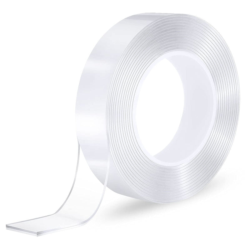 ZMUAXUAN Strong Nano Double Sided Tape Heavy Duty Mounting,Clear Removable Sticky Adhesive Strips No Damage Wall,Waterproof Reusable Thick Gel Grip Washable for Hanging Picture,Poster,Carpet,Photo 1 - NewNest Australia