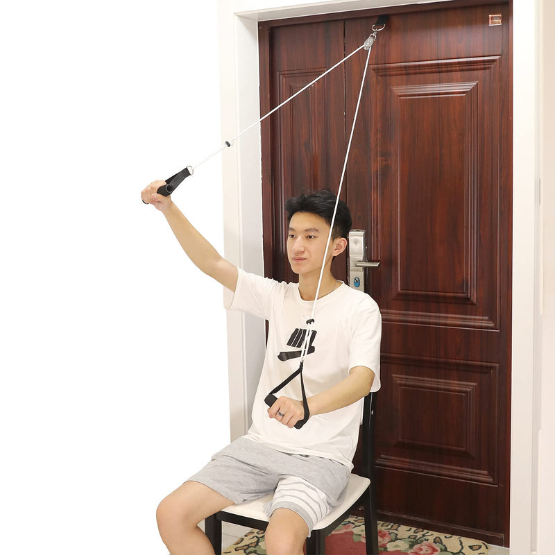 Fanwer Shoulder Pulley, Over the Door Pulley System for Shoulder Rehab, Shoulder Exercise Pulley for Physical Therapy, Assisting Rotator Cuff Recovery, Increase Flexibility Stretching, Range of Motion - NewNest Australia