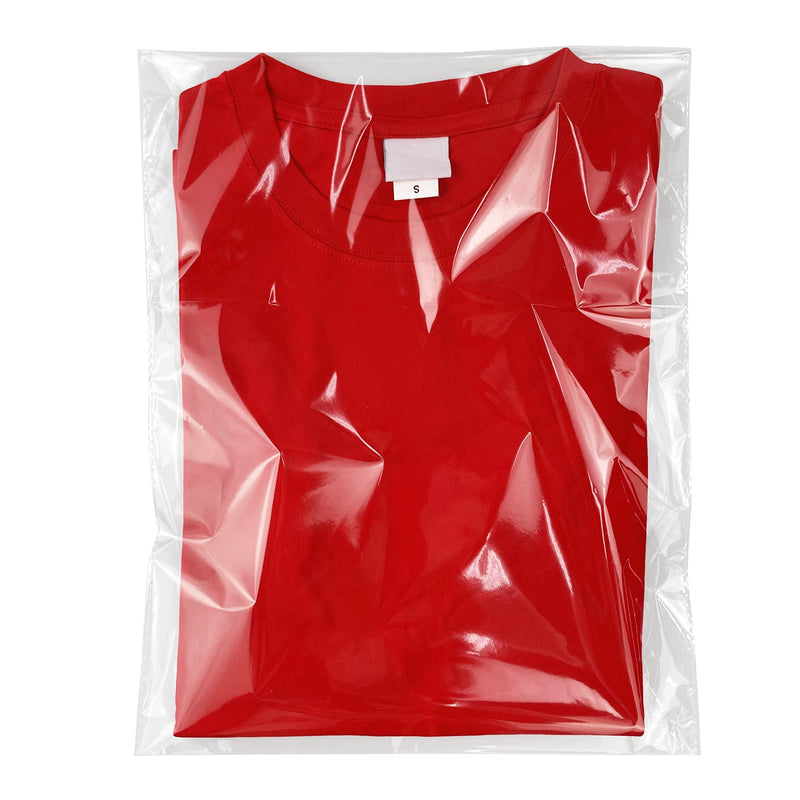 Clear Resealable Cellophane Plastic Bags Self Adhesive for Packaging Shirts, Clothing and Products,100 Pcs 10x14 Inches Self Sealing Cellophane Bags - NewNest Australia