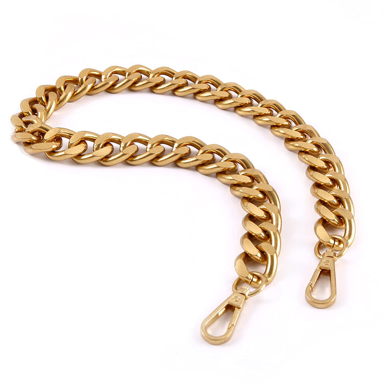 25 Inch Trendy Chunky Metal Chain Purse Handle Shoulder Strap Replacement for Handbag (Antique Gold) Antique Gold - NewNest Australia