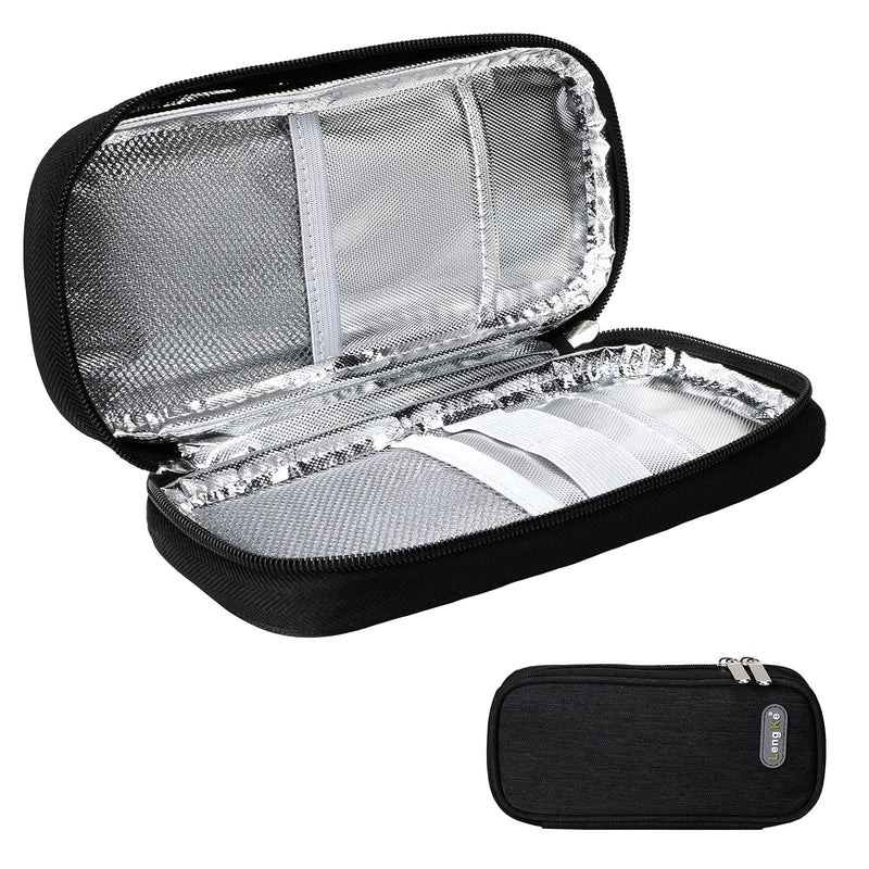 Insulin Cooler Travel Case - Organizer Insulin Case for Diabetes Accessories Keep Supplies Safe and Cold by YOUSHARES(Black) dark - NewNest Australia