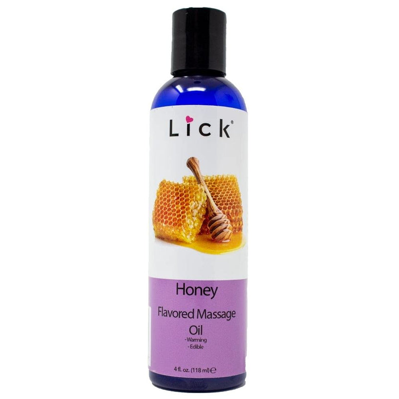 Honey Flavored Massage Oil for Couples – Edible Massaging Lotion with Vitamin E and Sweet Almond and Coconut Oil is Non Sticky and Gentle on Skin – Natural, Relaxing and Vegan Friendly (4 oz) - NewNest Australia