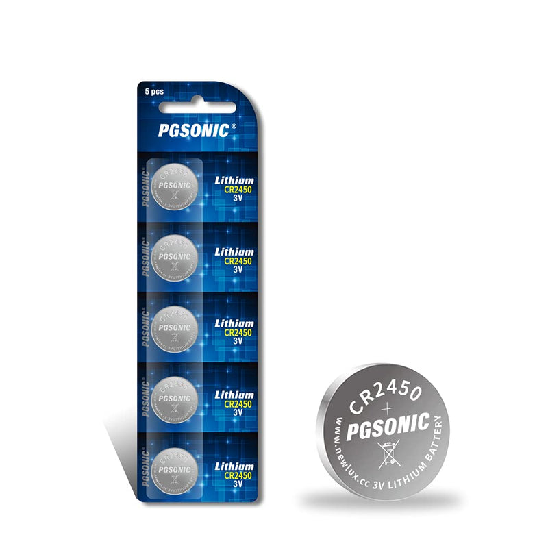 CR2450 3V Lithium Battery (5pcs) - NewNest Australia